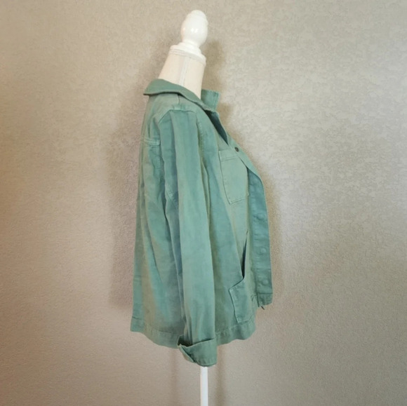 Universal Thread Green jean Jacket light weight size Small - Picture 5 of 7